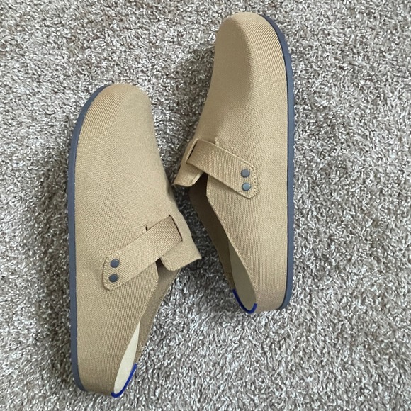 Rothys The Mens Mule Desert Sand Tan Knit Slip On Clog Shoes  Size 15 main image 5